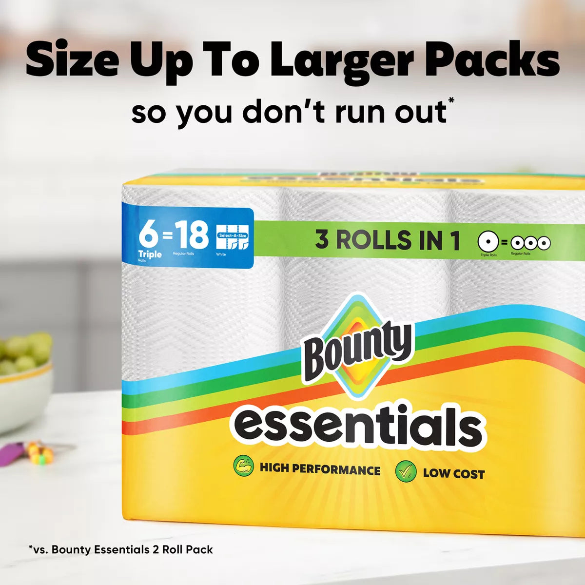 Bounty Essentials Select-A-Size Paper Towels