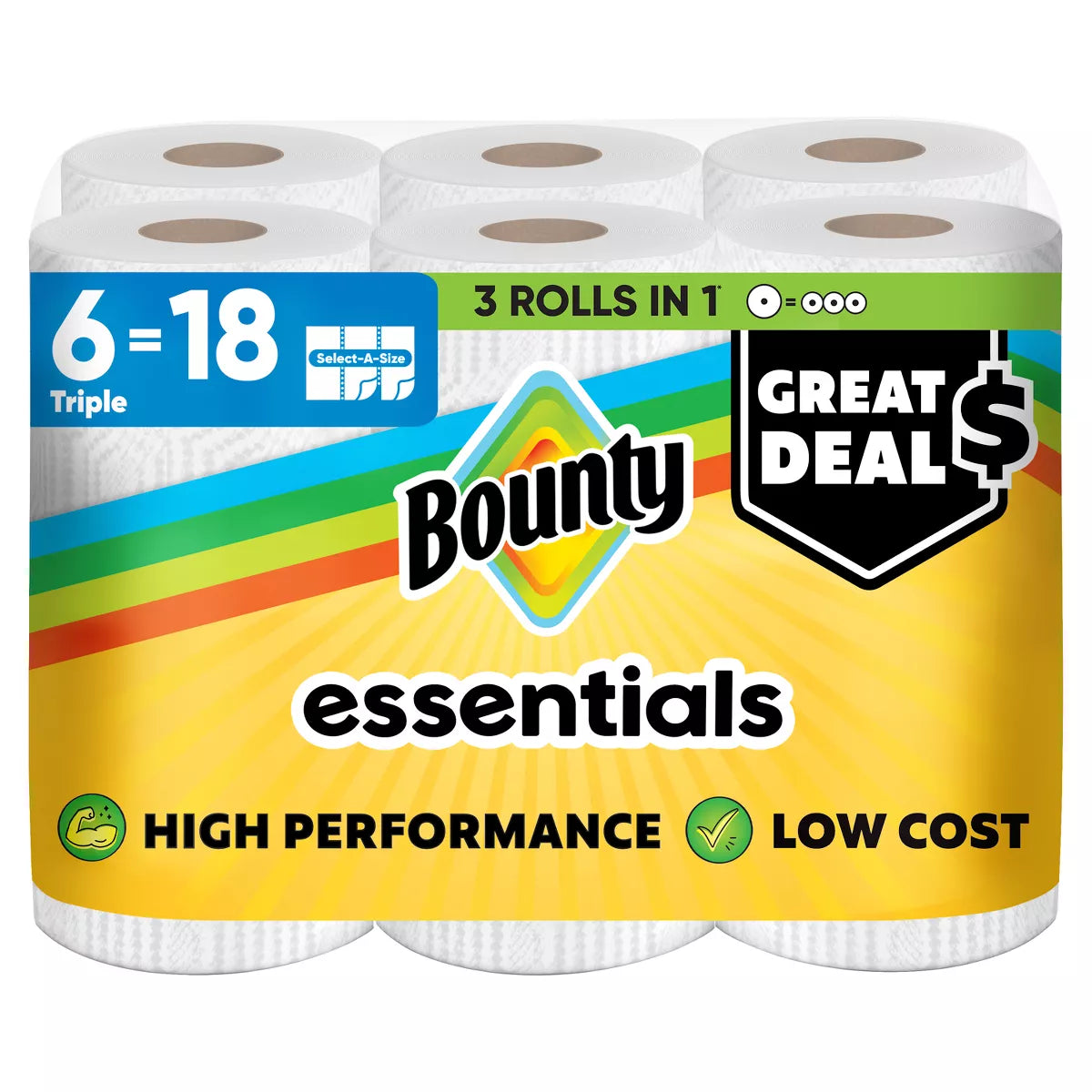 Bounty Essentials Select-A-Size Paper Towels
